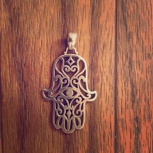 Sterling Silver Hamsa Pendant For Jenni Pagano